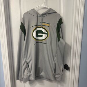 NFL Green Bay Packers Gray Hoodie
